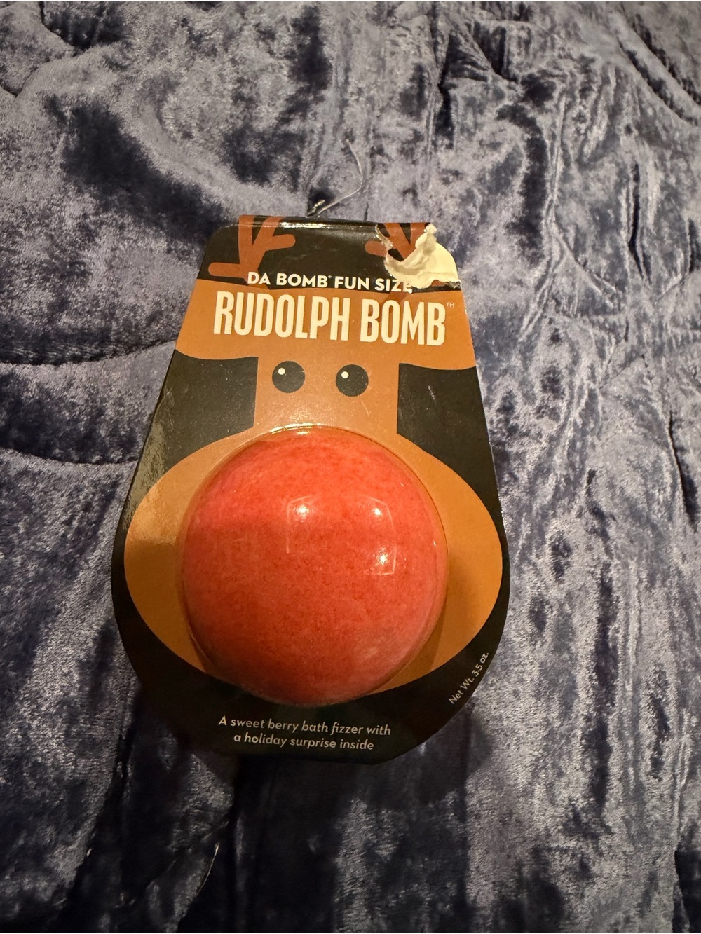 DA BOMB Rudolph Red Bath Bomb - Fun Size